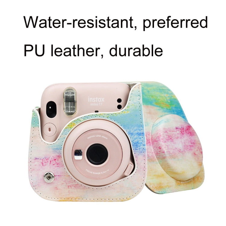 For Instax Mini11 / 9 / 8 PU Cortex Retro Camera Bag Protective Cover(Fantastic Cloud) by CAIUL