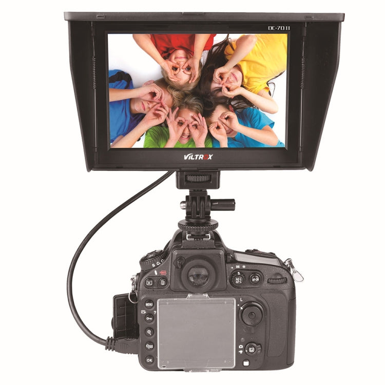 VILTROX DC-70II 7 Inch 4K HD Camera Director Monitor Film Camera Video Monitor by VILTROX