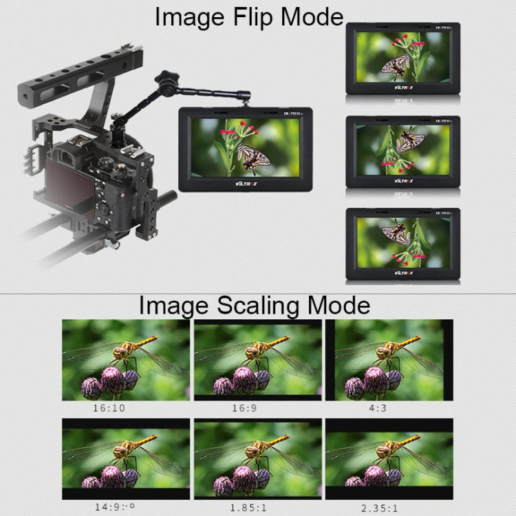 VILTROX DC-70II 7 Inch 4K HD Camera Director Monitor Film Camera Video Monitor by VILTROX
