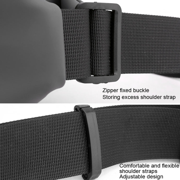 HAOSHUAI 1100-20 Men Waist Bag Outdoor Running Mobile Phone Bag(Black) by HAOSHUA