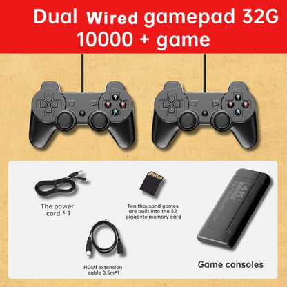 K9 Game Console Home TV Double Battle Simulator 32G Cable Built-in 100000 Games by bashfashion