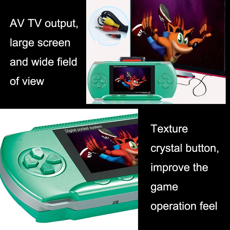 DG-172 Children Palm Gaming Machine Plug Card Mini 2.4 Inch Color Screen Classic Intellectual Game Console(Red) by bashfashion