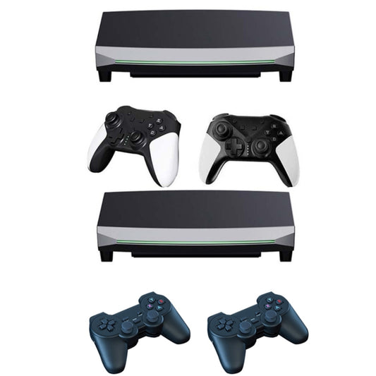 MANTE1 H6 For PSP Simulator Suspension Game Console Four Person Battle Video Gaming Machine 4K HD Game Box, Style: 64G Ordinary Handle by MANTE1