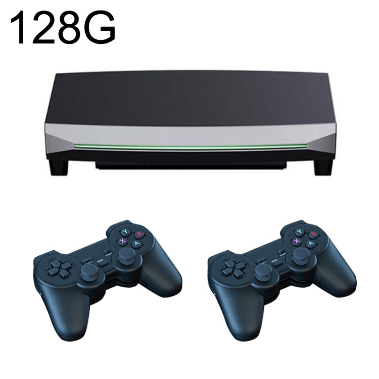 MANTE1 H6 For PSP Simulator Suspension Game Console Four Person Battle Video Gaming Machine 4K HD Game Box, Style: 128G Ordinary Handle by MANTE1