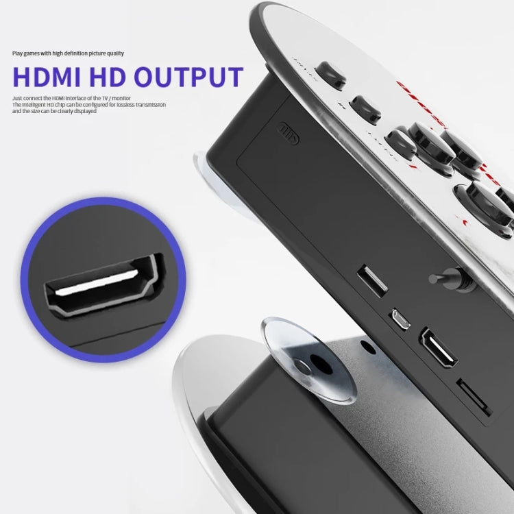 MANTE1 MT6 TV Console Game Joystick Turret HD 4K Game 3 Persons 32G Built-in 10000 Games+Wireless Handle by MANTE1