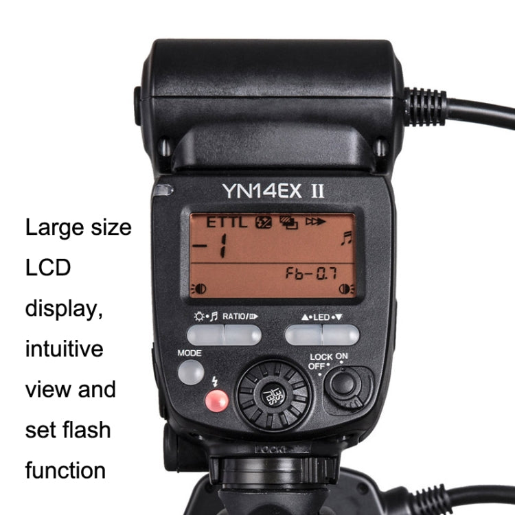 For Canon TTL Oral Insect Insect Teeth Ring Light YONGNUO YN-14EX II Macro Ring Flash Speedlite by YONGNUO