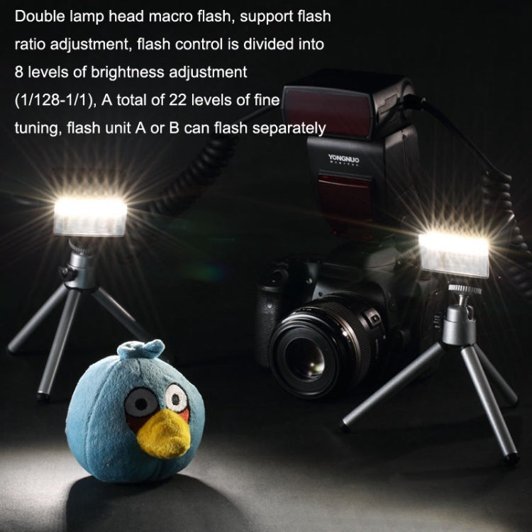 For Canon TTL Oral Insect Insect Teeth Ring Light YONGNUO YN24EX Macro Ring Flash Speedlite(Black) by YONGNUO