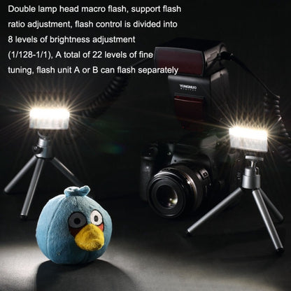 For Canon TTL Oral Insect Insect Teeth Ring Light YONGNUO YN24EX Macro Ring Flash Speedlite(Black) by YONGNUO