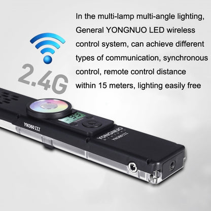 YONGNUO YN360III RGB Colorful Stick Light Hand Holds LED Photography Fili Lights, Spec: Standard+Soft Light Box by YONGNUO
