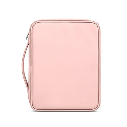 Baona BN-Q015 Leather Waterproof Shock Absorbing Handheld Tablet Bag, Size: 10.9 inches(Pink) by Baona