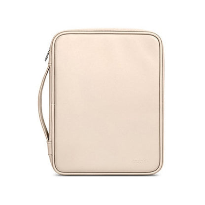 Baona BN-Q015 Leather Waterproof Shock Absorbing Handheld Tablet Bag, Size: 10.9 inches(Apricot) by Baona