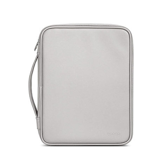 Baona BN-Q015 Leather Waterproof Shock Absorbing Handheld Tablet Bag, Size: 12.9 inches(Gray) by Baona