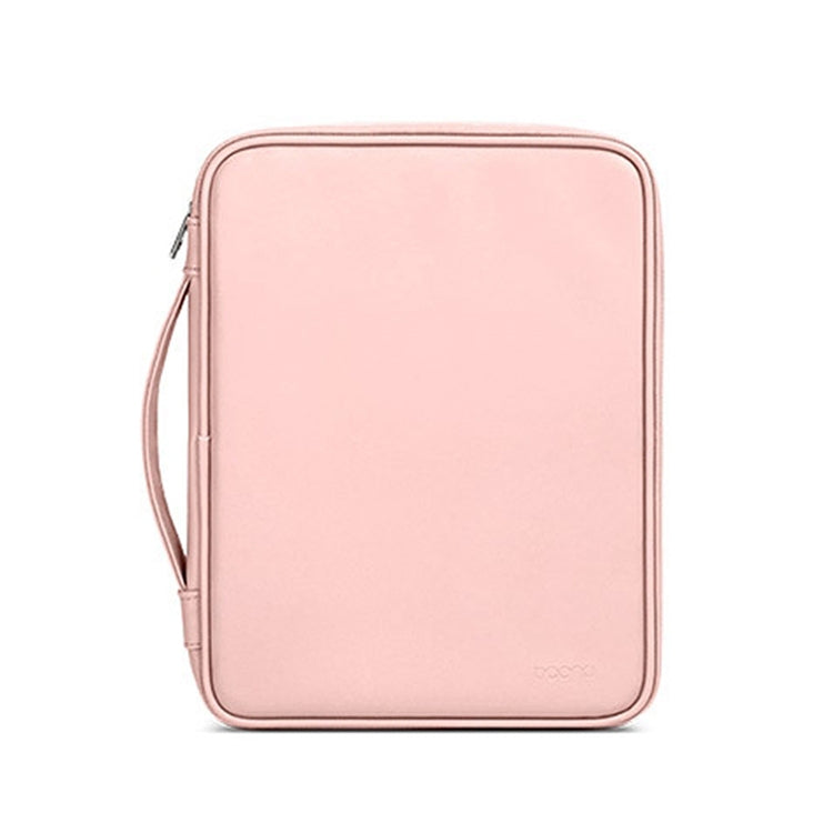 Baona BN-Q015 Leather Waterproof Shock Absorbing Handheld Tablet Bag, Size: 12.9 inches(Pink) by Baona