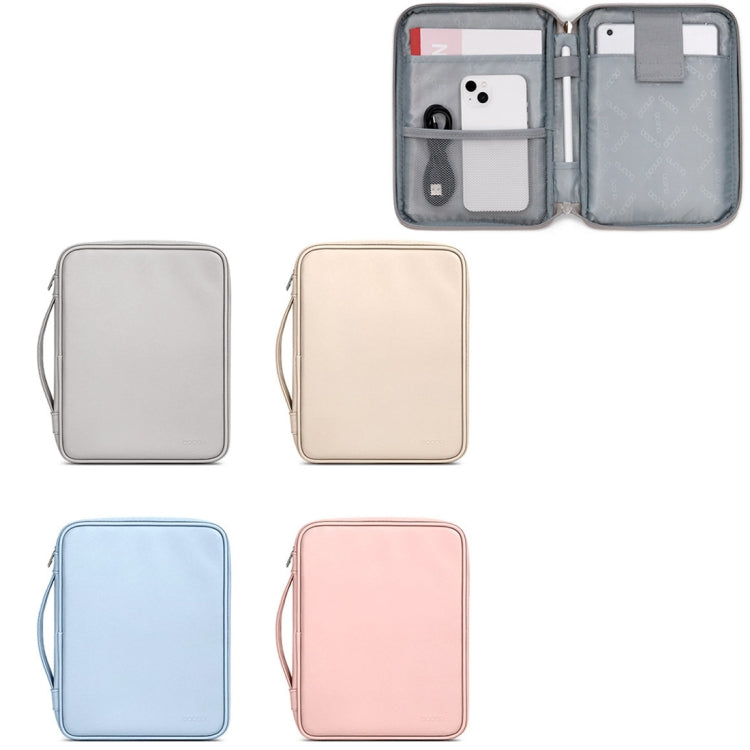 Baona BN-Q015 Leather Waterproof Shock Absorbing Handheld Tablet Bag, Size: 12.9 inches(Pink) by Baona
