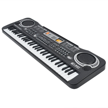 MQ6106 61-Keys Multifunctional Electronic Organ Children Toy with Microphone, Spec: EU Plug by bashfashion