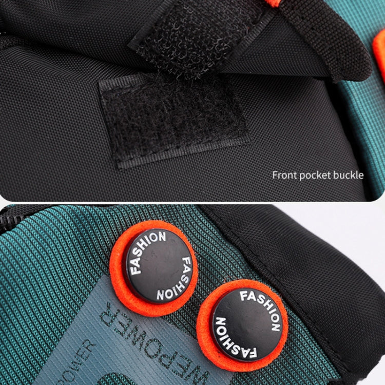 HAOSHUAI 5601 Men Leisure Waterproof Chest Bag Messenger Large Capacity Commute Bag(Dark Blue) by HAOSHUAI