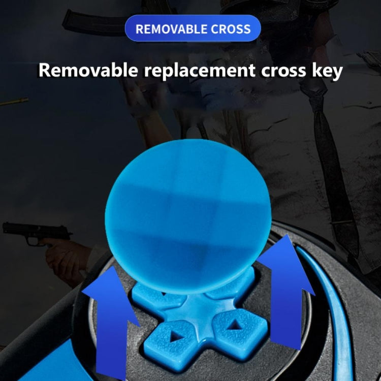 VR SHINECON S9 For Android/iOS Phones Wireless Bluetooth Direct Play Game Handle With Holder(Blue Black) by VR SHINECON