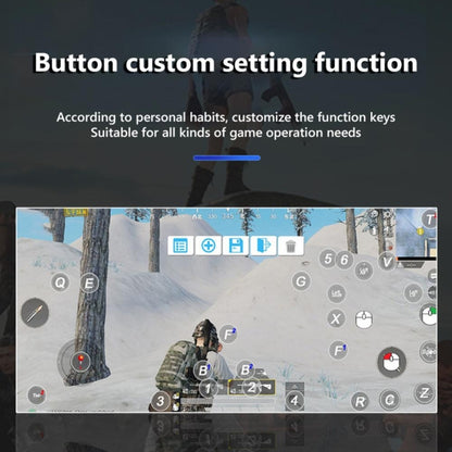 VR SHINECON S9 For Android/iOS Phones Wireless Bluetooth Direct Play Game Handle With Holder(Blue Black) by VR SHINECON