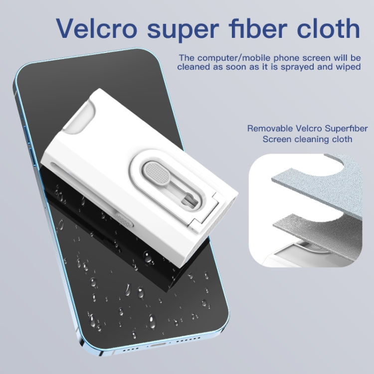 Q8 8-In-1 Multi-Function Headset Cleaning Pen Keyboard Mobile Phone Cleaner(Blue) by bashfashion