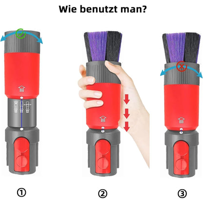 For Dyson Vacuum Cleaner V7 V8 V10 V11 V15 Non-marking Soft Bristle Dusting Brush by bashfashion