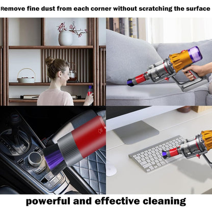 For Dyson Vacuum Cleaner V7 V8 V10 V11 V15 Non-marking Soft Bristle Dusting Brush by bashfashion