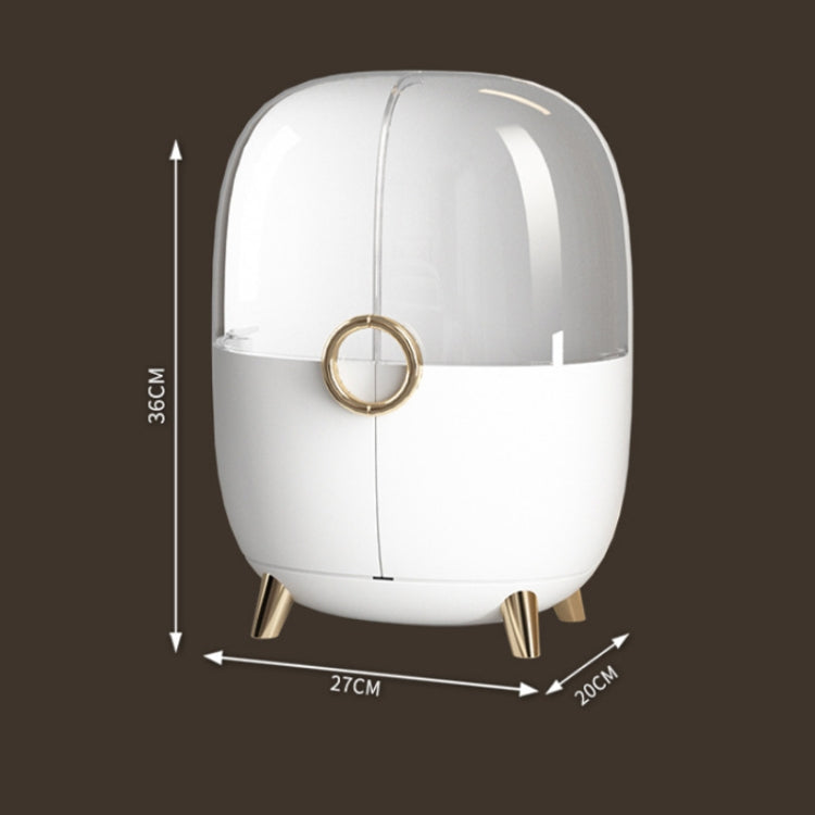 Cosmetic Desktop Dustproof Storage Box Skin Care Product Rack(Blue) by bashfashion