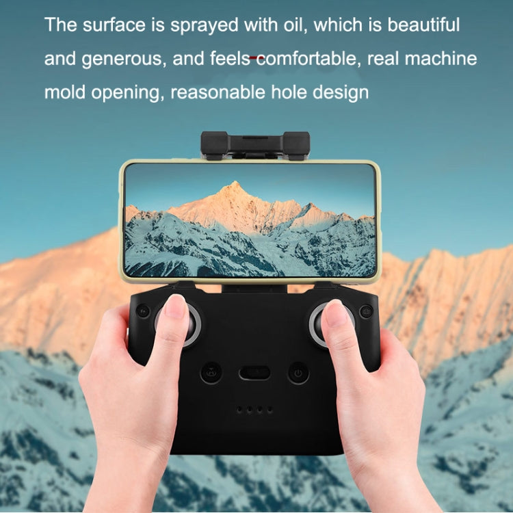 BRDRC DJI-7559 For DJI Mavic 3 / Mini 3 / 3 Pro Remote Control Silicone Protective Cover(Gray) by BRDRC