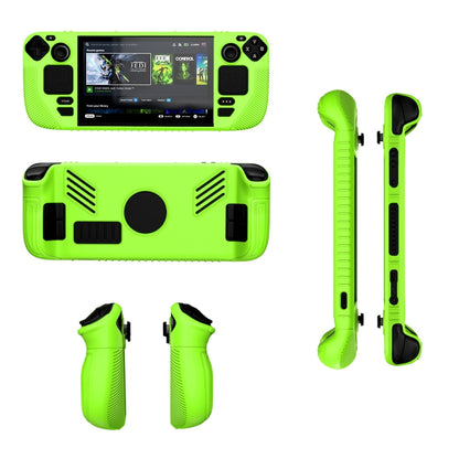 For Steam Deck V3 Non-slip Silicone Protective Case for Pocket Consoles(Green) by bashfashion
