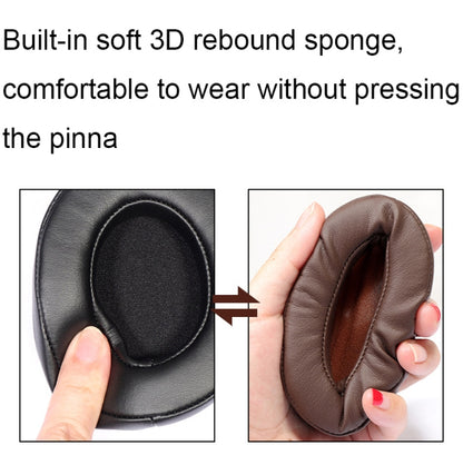 For Edifier W855BT 2pcs Headset Soft and Breathable Sponge Cover, Color: Brown by bashfashion