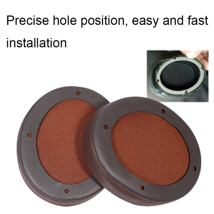 For Edifier W855BT 2pcs Headset Soft and Breathable Sponge Cover, Color: Brown by bashfashion