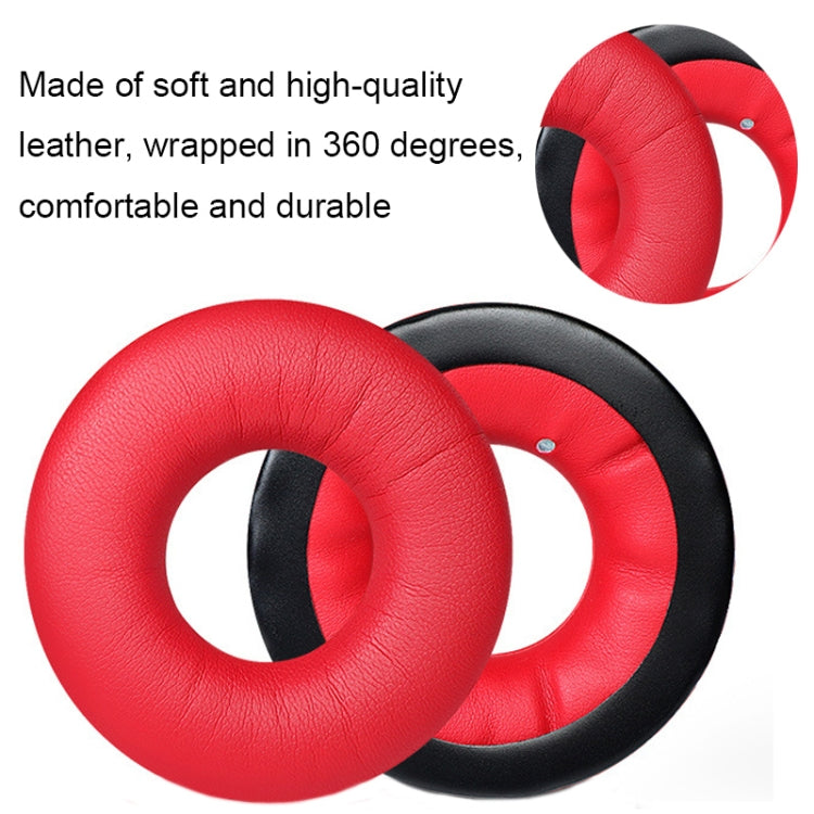 1pair Headset Sponge Cover for Sennheiser HD25-1II/25/25SP/25SP-II, Color: Red by bashfashion