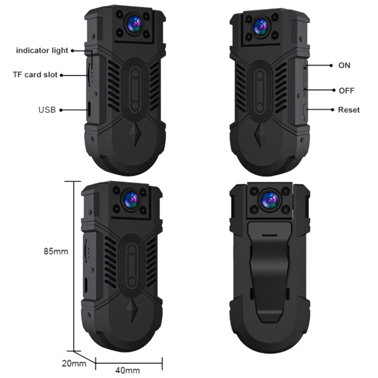 WD18 Wireless Camera WiFi HD 1080P Smart Network Monitoring Camera by bashfashion