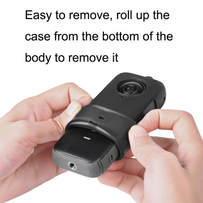 For Insta360 One X2 Sunnylife ST-Q9420 Silicone Protective Case Red Lens Screen Case by Sunnylife