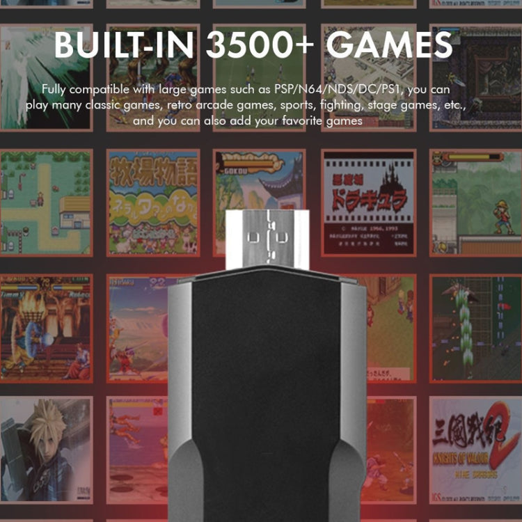 GD10 2.4G Wireless 4K HD TV Game Console PSP Game Box 32G Built-in 15,000 Games by bashfashion