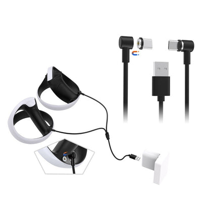 For PS5 VR2/Switch/PS5 Game Controller DOBE Magnetic Type-C/USB-C Charging Cable by DOBE