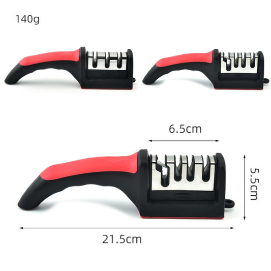 Kitchen Multifunctional Hangable Multi-segment Handheld Knife Sharpener, Specification: 4 Stage by bashfashion