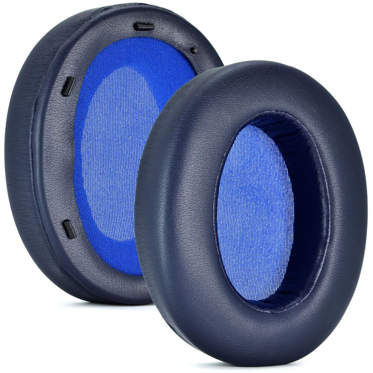 For Sony WH-XB910N XB910N 2pcs Headset Earmuffs Sponge Cover(Blue) by bashfashion