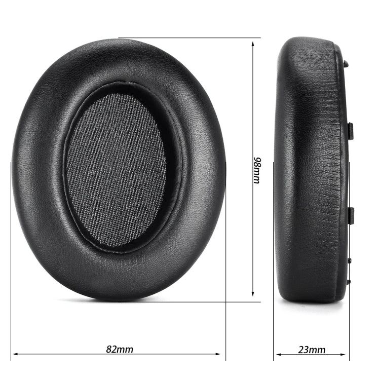 For Sony WH-XB910N XB910N 2pcs Headset Earmuffs Sponge Cover(Blue) by bashfashion