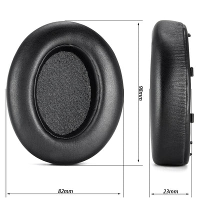 For Sony WH-XB910N XB910N 2pcs Headset Earmuffs Sponge Cover(Blue) by bashfashion