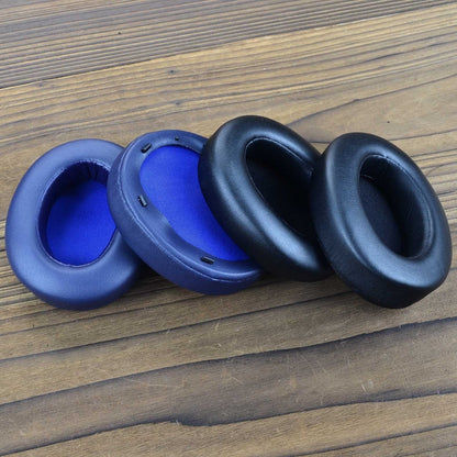 For Sony WH-XB910N XB910N 2pcs Headset Earmuffs Sponge Cover(Blue) by bashfashion