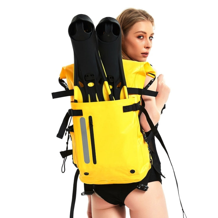 Waterproof Outdoor Diving Fins Bag Scuba Swimming Backpack(Black) by bashfashion
