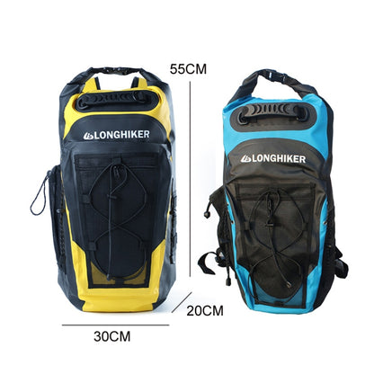 LONGHIKER Outdoor Diving Fin Backpack Drifting Swimming Fishing Ski Bag(Blue) by LONGHIKER