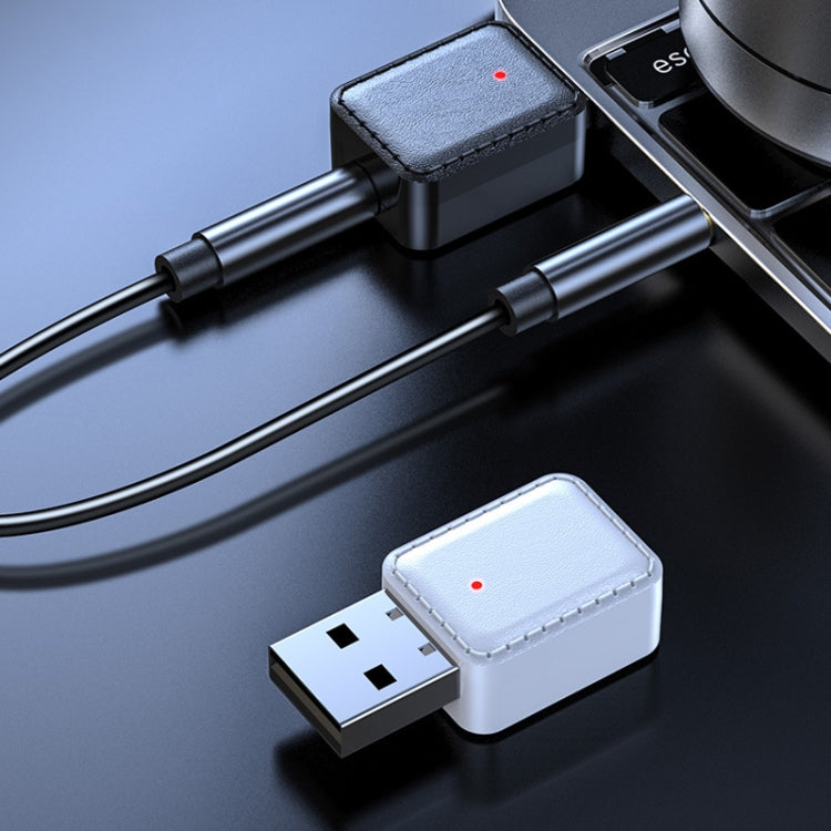 RX-TX-413 USB Bluetooth Receiving Launch 2 In 1 Adapter(White) by bashfashion