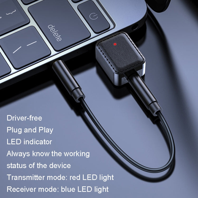RX-TX-413 USB Bluetooth Receiving Launch 2 In 1 Adapter(White) by bashfashion