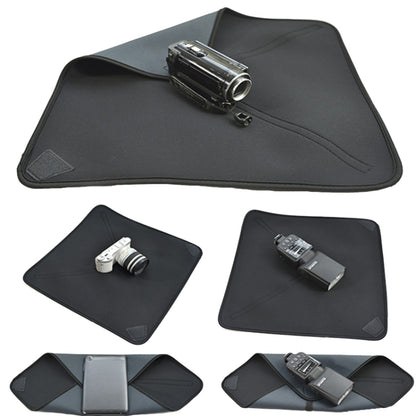 SLR Camera Bag Diving Material Lens Storage Bag, Size: 50x50cm(Black) by bashfashion