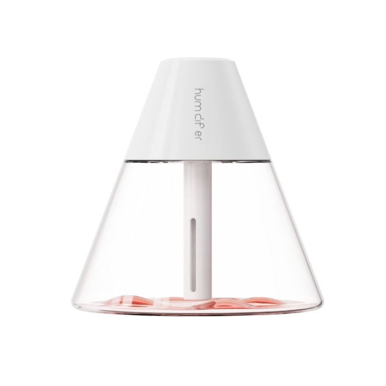 Household Desktop Mini Volcano Humidifier Air Purifier(White) by bashfashion