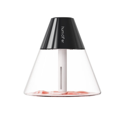 Household Desktop Mini Volcano Humidifier Air Purifier(Black) by bashfashion