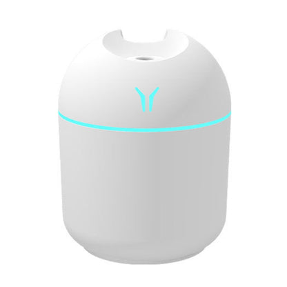 USB Mini Desktop Colorful Night Light Car Humidifier, Spec: 250ml (Y-White) by bashfashion