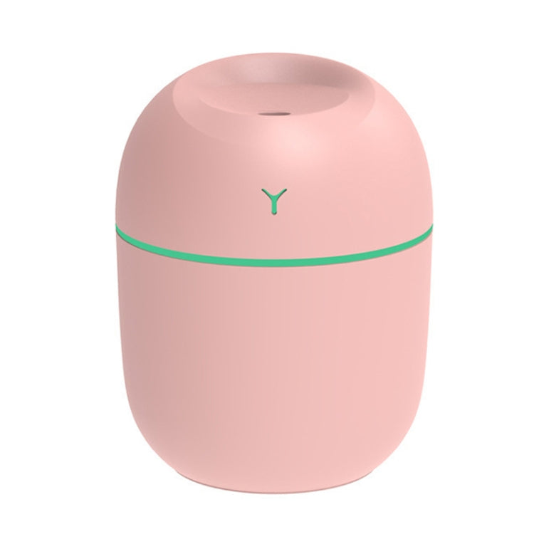 USB Mini Desktop Colorful Night Light Car Humidifier, Spec: 220ml (Y2-Pink) by bashfashion