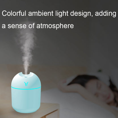 USB Mini Desktop Colorful Night Light Car Humidifier, Spec: 220ml (Y2-Pink) by bashfashion